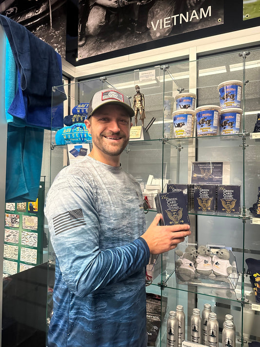 We're in the Navy Seal Museum Gift Shop!